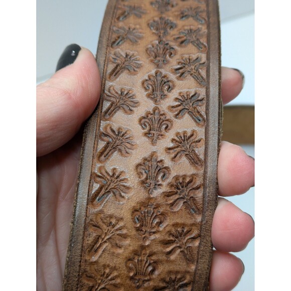 San Francisco CA Trolley Belt O’Farrell Jones Hyde Streets Embossed Leather VTG - Picture 4 of 10